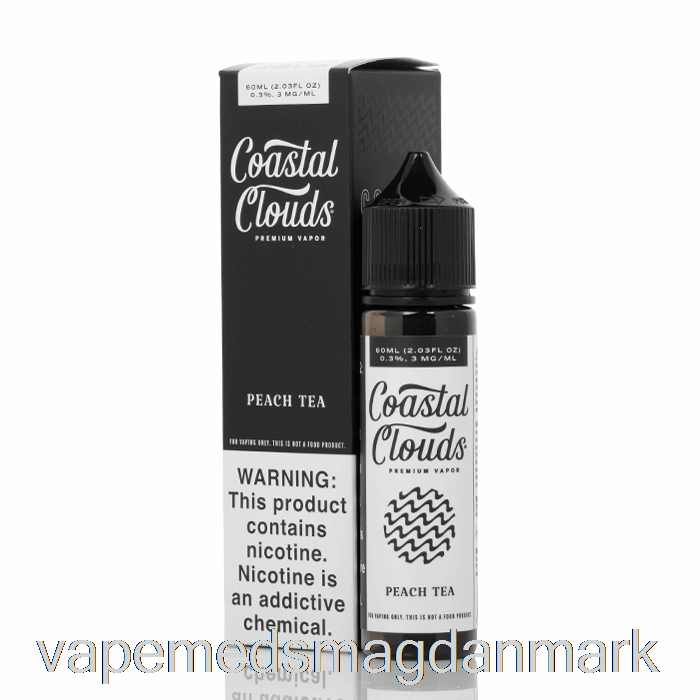 Engangs Vape Danmark Fersken Te - Coastal Clouds Co. - 60ml 3mg